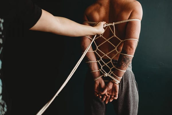 bondage dominatrice soumis