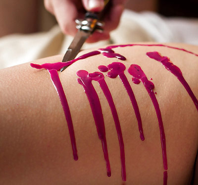 croute cire chaude couteau