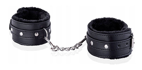 menottes en cuire de bondage